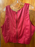 22/24 Ashley Stewart Women's Red Sleeveless Top - Size 22/24