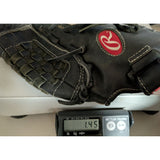 14" B5140C EKBE2 Rawlings Baseball Glove Custom Collection Gold All Leather Black/Brown