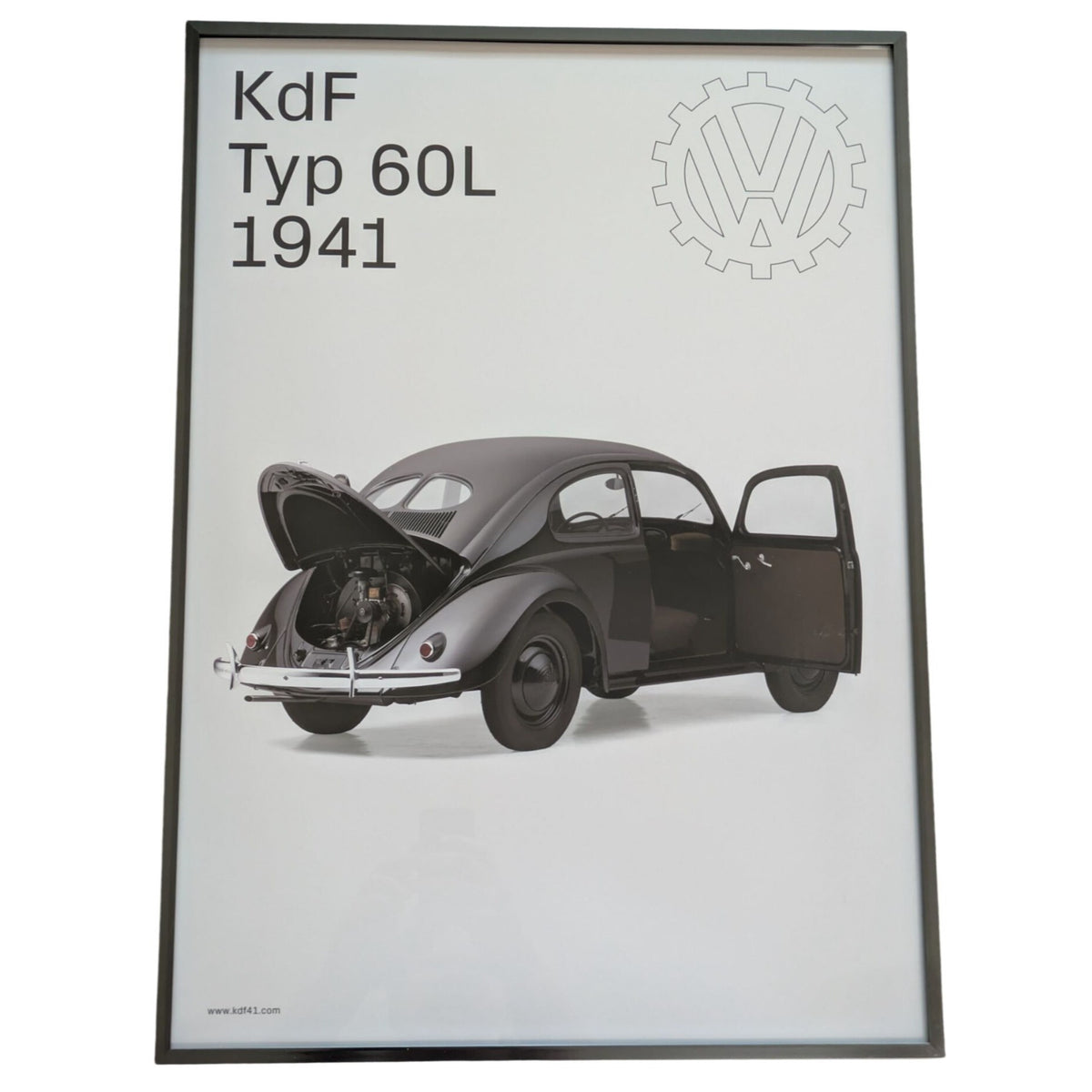 28x20 Inches 1941 KdF Typ 60L Volkswagen Beetle Poster VW Bug