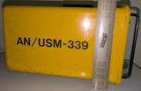 AN/USM-339 HP OSCILLOSCOPE AS-IS UNTESTED NO LID Case Navy Analog Military Spec Vintage