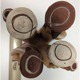 10" Indian Couples Raquel’s Peruvian Andes Terracotta Clay Pottery Whistle Folk Art Collection Figurine