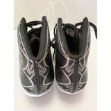 Size 11 Under Armour C1N Cam Newton Mens Mid Football Cleats Shoes Black White Synthetic Textile Upper