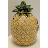 Pineapple Coin Bank Aloha Hawaii 50th State Ceramic Souvenir Vintage Savings