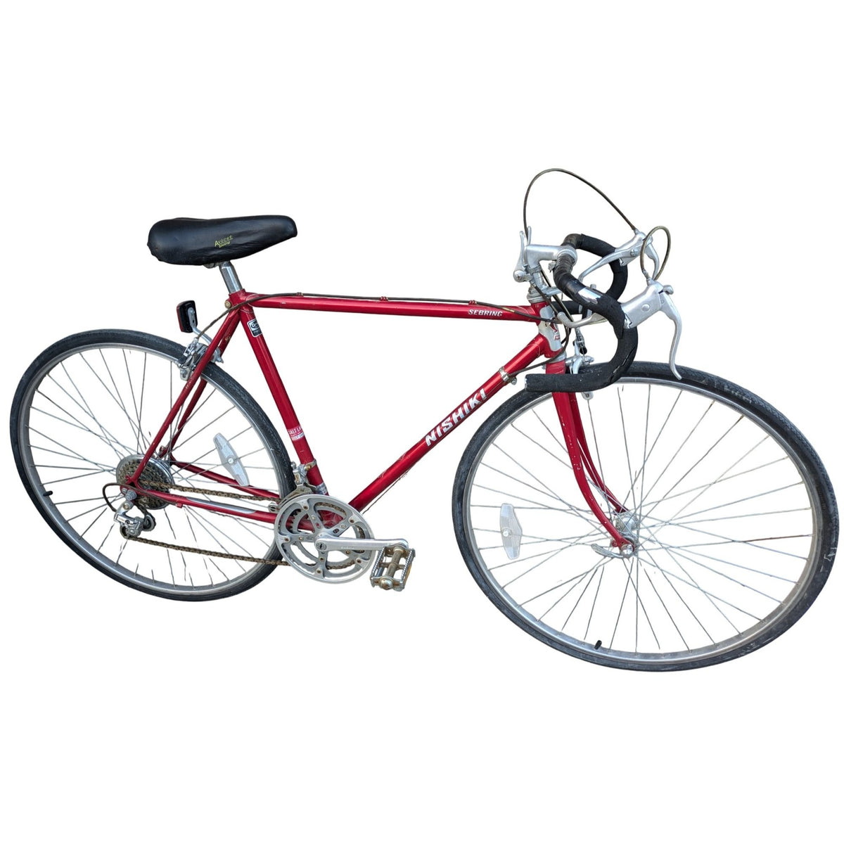 53cm S Nishiki Sebring Maroon Road Bike Bicycle Vintage Red Multi Spee – Pocatello Market
