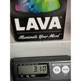 New 14.5 Schylling Tie Dye Classic White Lava Lamp Design Tricolor Globe