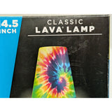 New 14.5 Schylling Tie Dye Classic White Lava Lamp Design Tricolor Globe