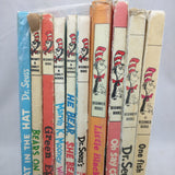 AS-IS 10 Beginner Books Dr Seuss Book Large Logo Early 1960's-70s Matte Finish Version I Can Read It All By Myself