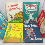 6 Rare Matte Finish 8X11 Dr Seuss Book Lot 20 Tigers Happy Birthday Lucky Thidwick Kings Stilts Bartholomew