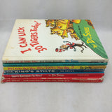 6 Rare Matte Finish 8X11 Dr Seuss Book Lot 20 Tigers Happy Birthday Lucky Thidwick Kings Stilts Bartholomew