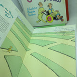 AS-IS 4 Large 8X11 Dr Seuss Book Lot Places You'll Go Horton Hatches the Egg Old Once Hears a Who