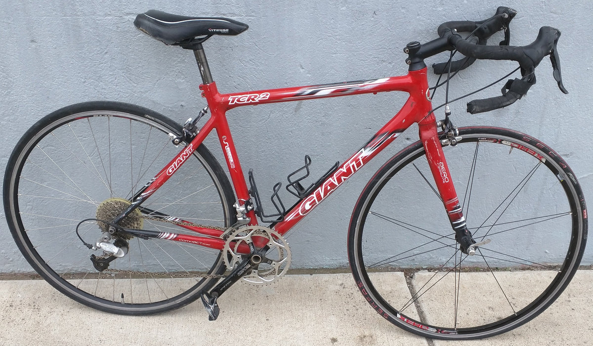AS-IS 50mm M GIANT TCR 2 Compact Aluminum Carbon Aero Fork Shimano