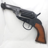 29" Display Revolver Pistol Giant Wall Decor Hanger Gun Wood Handle Metal