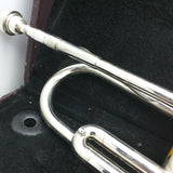 AS-IS YTR 135 Yamaha Trumpet 18964A Case NEMC 7C Mouthpiece Silver Tone Japan