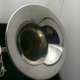 AS-IS YTR 135 Yamaha Trumpet 18964A Case NEMC 7C Mouthpiece Silver Tone Japan