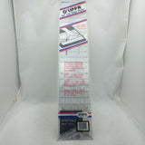O’Lipfa Olfa Cutters & mats Lip Edge Ruler Model No. 11111 Quilting 24” x 5” Vtg