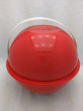 Ingrid Picnic Ball Red Basket Mid Century 6 Plates Bowls Cups