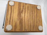 Postal Box Savings Bank Oak Wood Coin Money Combination Door Lock