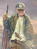 Eager to Go RJ McDonald Signed Numbered Print Duck Hunting Black Lab Dog