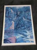 John Killmaster Print Signed River Rocks Landscape Boise Idaho