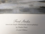 First Strike American Eagle Charles Frace Signed Numbered Print Limited Edition
