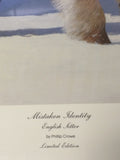 Mistaken Identity English Setter Phillip Crowe Print Signed Numbered Limited Edition