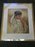 Cassie Penni Anne Cross Signed Numbered Print Native American Girl