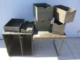 1955 US Army Field Desk Trunk Dresser Chest Military Luggage Box Drawers Table Storage
