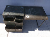 1955 US Army Field Desk Trunk Dresser Chest Military Luggage Box Drawers Table Storage