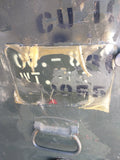 1955 US Army Field Desk Trunk Dresser Chest Military Luggage Box Drawers Table Storage
