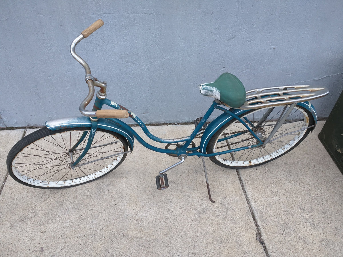 vintage schwinn bicycle rack Vintage Schwinn Ladies Bike 9 Hole Rear Rack Womans Girls Blue – Pocatello  Market