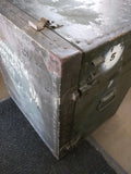 1955 US Army Field Desk Trunk Dresser Chest Military Luggage Box Drawers Table Storage