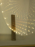 Turner Infinity 3D Lighted Mirror 20x16 Hollywood Regency Wall Vintage Nadler
