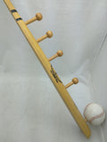 Coat Hat Rack Hanger Wall Mounted Little League All-Star Baseball Wood Bat Ball Jackson