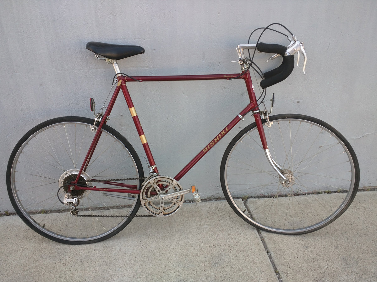 Nishiki Olympic 12 Road Bike Bicycle Vintage SunTour Maroon 12