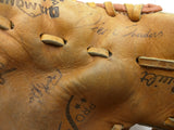 S360 Signed by? Diamond Master Vintage Baseball Glove Mitt Palm Leather Tee Ball