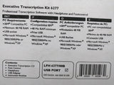 Philips LFH 6277 Executive PC Transcription Footpedal & Headphones Kit USB 2.0