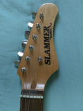 DA-3 / BK Slammer Hamer Electric Guitar Black Solid Body Working