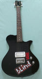 ME537 First Act Electric Guitar Black 6 String Student Solid Body