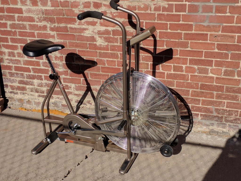 Schwinn airdyne exercise bike stationary dual action wind fan Bronze C – Pocatello Market