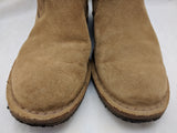 Ugg 9.5 Samantha Chestnut Genuine Sheepskin Suede Shearling Tall Boots