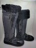 UGG 10 AUSTRALIA Women's TALL sequined over the knee winter boots/Black