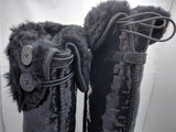 UGG 10 AUSTRALIA Women's TALL sequined over the knee winter boots/Black