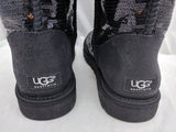 UGG 10 AUSTRALIA Women's TALL sequined over the knee winter boots/Black