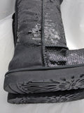 UGG 10 AUSTRALIA Women's TALL sequined over the knee winter boots/Black