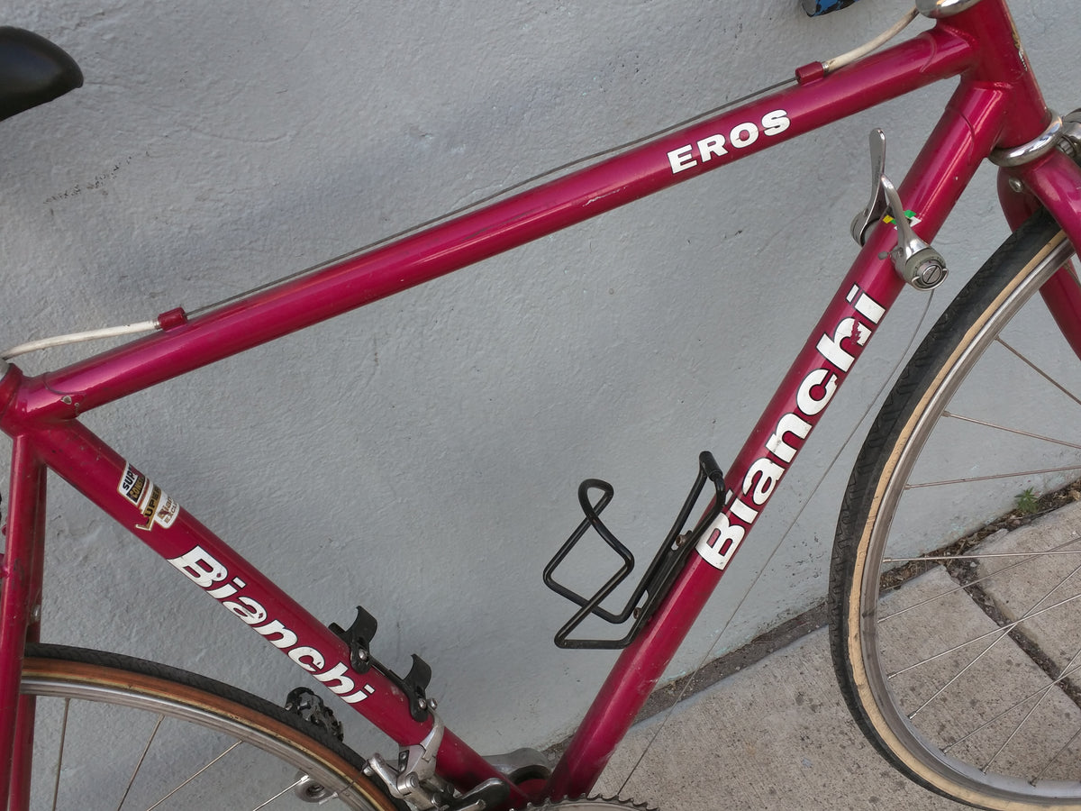 1999 bianchi eros road bike Eros Bianchi Pink Vintage Road Bike Bicycle Shimano RX100 Mavic Rims – Pocatello Market