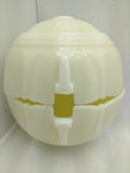 2 Decrotive Milk Glass 6" Bowl Dome Lamp Chandelier Slip Shade Art Deco Vintage Sculpture Bathroom Aladdin?