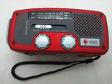 FR160 Red ETON Microlink Emergency Preparedness Radio Solar Power USB