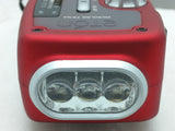 FR160 Red ETON Microlink Emergency Preparedness Radio Solar Power USB