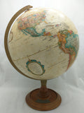 12" World Classic Globe UPRR Safety Award USA Table Top Bronze Brown