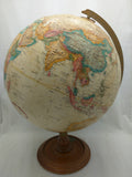12" World Classic Globe UPRR Safety Award USA Table Top Bronze Brown